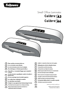 Manuál Fellowes Calibre A4 Laminovačka