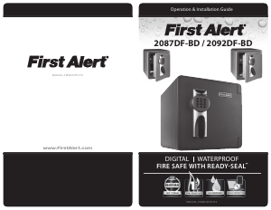 Manual First Alert 2087DF-BD Safe