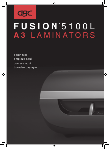Kullanım kılavuzu GBC Fusion 5100L Laminasyon makinesi