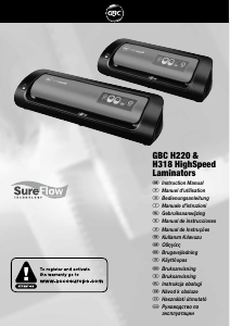 Εγχειρίδιο GBC HeatSeal H318 Ελασματοποιητής