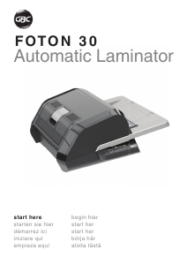 Brugsanvisning GBC Foton 30 Lamineringsmaskine