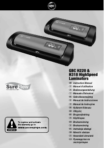 Mode d’emploi GBC HeatSeal H220 Plastifieuse