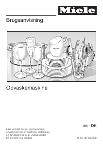 Brugsanvisning Miele G 5670 Opvaskemaskine