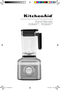 Manual KitchenAid KSB4028PA Blender