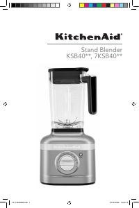 Manual KitchenAid KSB4028WH Blender