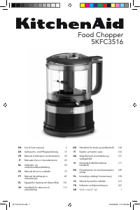 Bruksanvisning KitchenAid 5KFC3516EER Minihakker