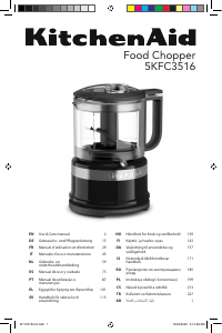 Manual de uso KitchenAid 5KFC3516EOB Picador