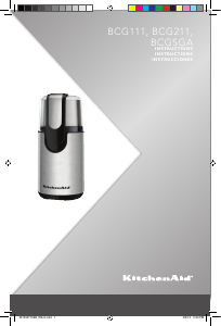 Manual KitchenAid BCGSGA Coffee Grinder