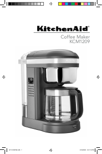 Manual de uso KitchenAid KCM1209OB Máquina de café