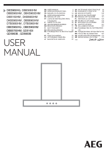 Manuál AEG DBB5760HM Odsavač par