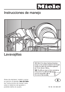 Manual de uso Miele G 601 SC Lavavajillas