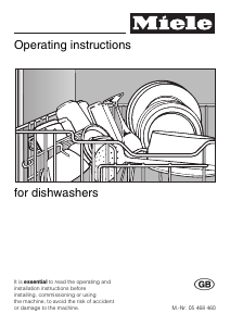 Manual Miele G 603 SCVi Dishwasher