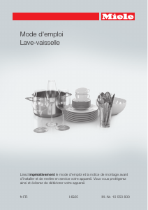 Mode d’emploi Miele G 6060 SCVi Jubilee A+++ Lave-vaisselle