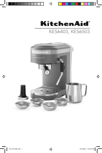 Mode d’emploi KitchenAid KES6403BM Machine à expresso