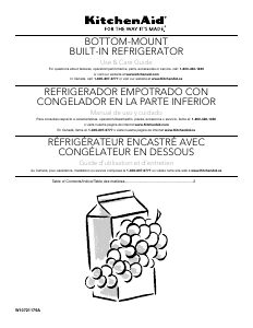 Manual de uso KitchenAid KBBL206ESS Frigorífico combinado