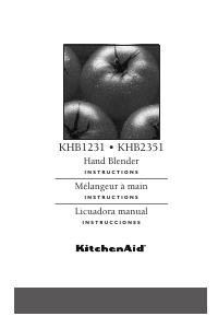Mode d’emploi KitchenAid KHB1231CU Mixeur plongeant