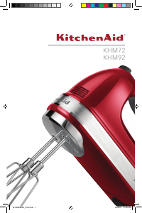 Manual KitchenAid KHM7212QTG Hand Mixer