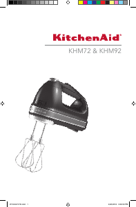 Mode d’emploi KitchenAid KHM7210OB Batteur à main