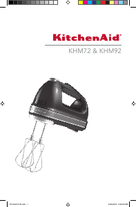Manual de uso KitchenAid KHM7210CU Batidora de varillas