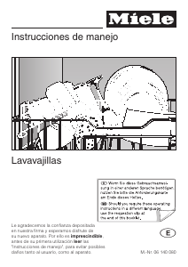 Manual de uso Miele G 618 SCVi Lavavajillas