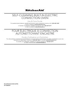 Mode d’emploi KitchenAid KOSC104FSS Four