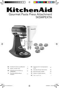 Kullanım kılavuzu KitchenAid 5KSMPEXTA Makarna makinası