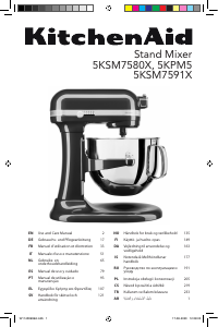 Käyttöohje KitchenAid 5KPM5EWH Jalustasekoitin