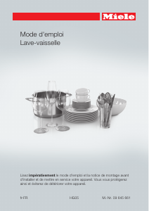 Mode d’emploi Miele G 6360 SCVi Lave-vaisselle