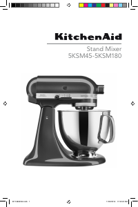 Manual KitchenAid 5KSM45AWH Stand Mixer