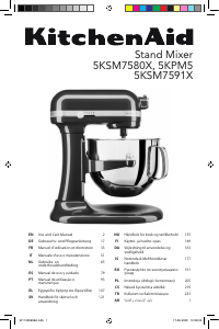 Manual KitchenAid 5KSM7591XEWH Stand Mixer