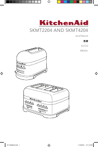 Handleiding KitchenAid 5KMT2204EER Broodrooster