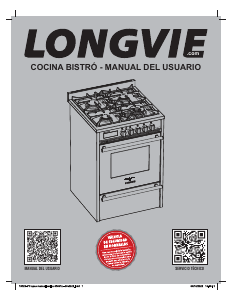 Manual de uso Longvie 41601X Bistró Cocina