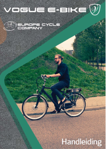 Handleiding Vogue Vitani Elektrische fiets
