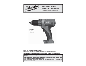 Manual de uso Milwaukee 2601-21 Atornillador taladrador