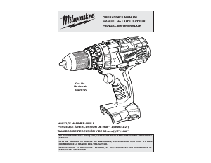 Manual de uso Milwaukee 2602-22DC Atornillador taladrador