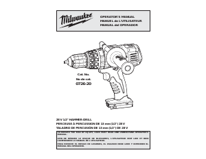 Manual de uso Milwaukee 0726-22 Atornillador taladrador