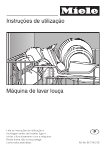 Manual Miele G 647 Plus Máquina de lavar louça