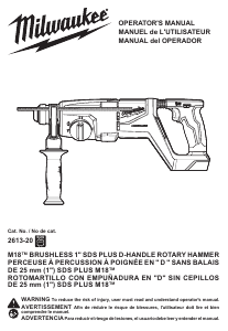 Manual Milwaukee 2613-20 Rotary Hammer