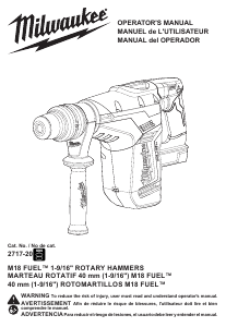 Handleiding Milwaukee 2717-22HD Boorhamer