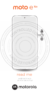 Manual de uso Motorola Moto E32S Teléfono móvil