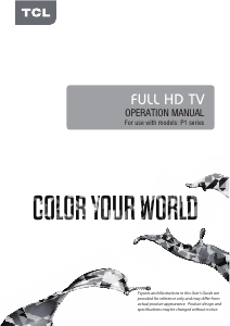 Bruksanvisning TCL 32P1S LED TV