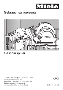 Bedienungsanleitung Miele G 658 SCVi Geschirrspüler