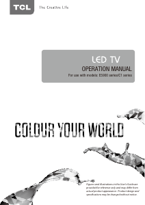 Handleiding TCL 55C1CUS LED televisie