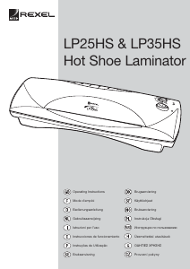 Manual Rexel LP35HS Plastificadora