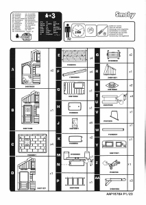Посібник Smoby AAP1678A Duplex Дитячий будиночок для ігор