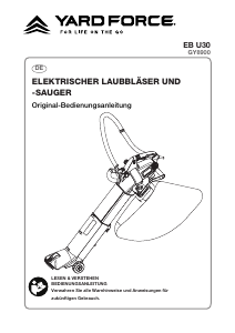 Bedienungsanleitung Yard Force EB U30 Laubblaser