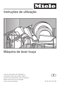 Manual Miele G 681 SC plus Máquina de lavar louça