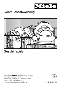 Bedienungsanleitung Miele G 686 SCi Geschirrspüler