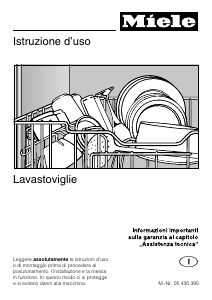 Manuale Miele G 691 SC Lavastoviglie