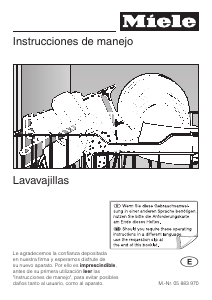 Manual de uso Miele G 692 SC PLUS Lavavajillas